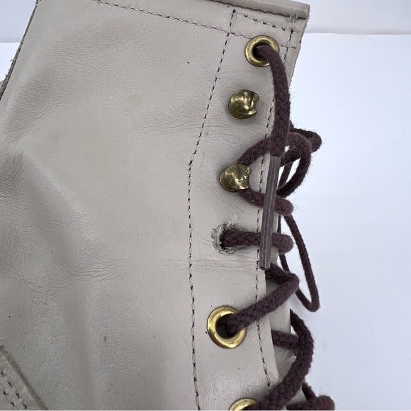 vintage western ropers lace up boots leather fringe size 7.5 - Picture 7 of 11